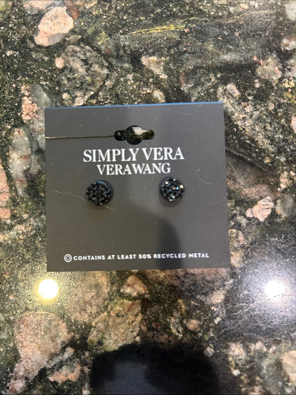 Lauren Conrad & Vera Wang Black Heart Necklace with Assorted Stud Earrings - Picture 2 of 5
